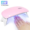 Limegirl Mini LED Nail Lamp – 6W Portable UV/LED Dryer