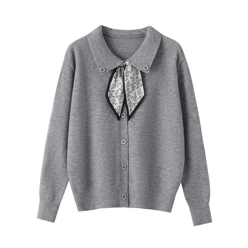 Women’s Solid Knit Button-Down Sweater – ZJAISS