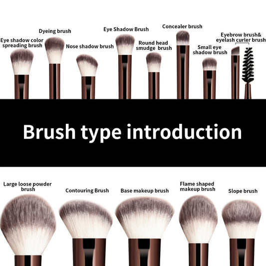 Ronshadow 13-Piece Makeup Brush Set