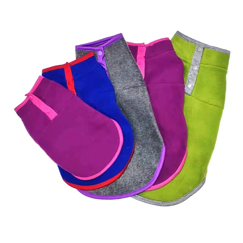 Fleece Warm Dog Vest – Cozy Winter Outfit for Small Dogs & Puppies
