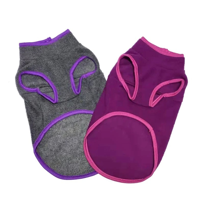 Fleece Warm Dog Vest – Cozy Winter Outfit for Small Dogs & Puppies