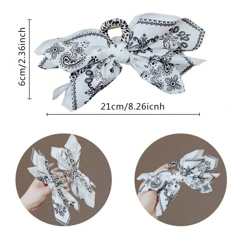 Printed Hair Claw Clip – Stylish Headwear for Women