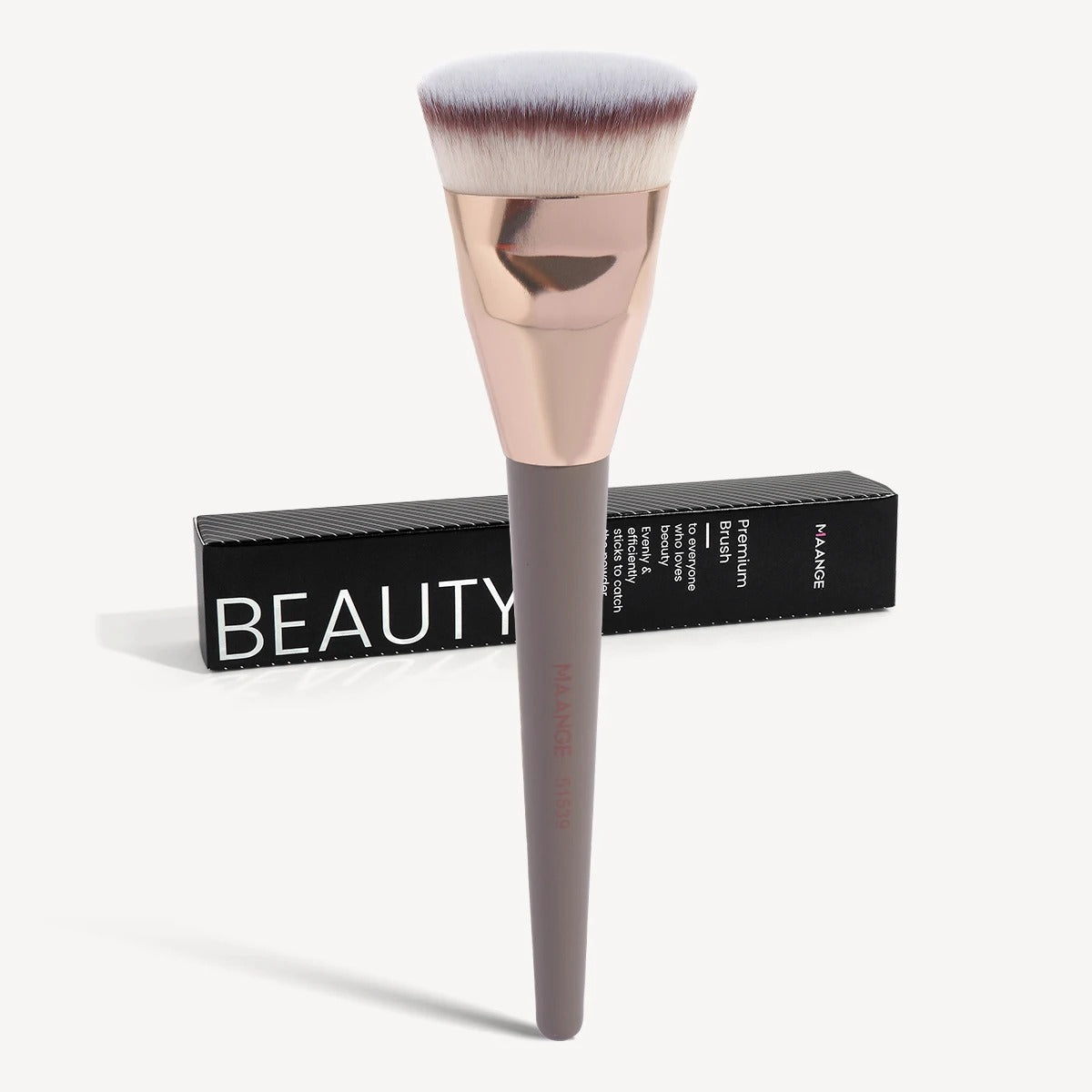 MAANGE Flat Top Kabuki Foundation Brush – 1-Piece Pro Makeup Essential