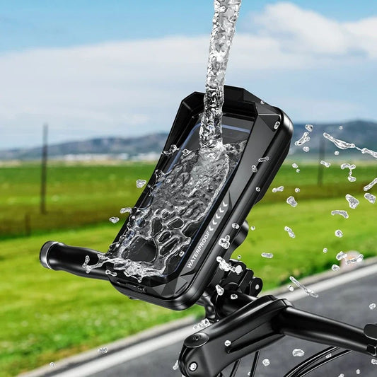 DUTRIEUX Waterproof Motorcycle & Bike Phone Mount – Secure, Stylish, and Fully Protected