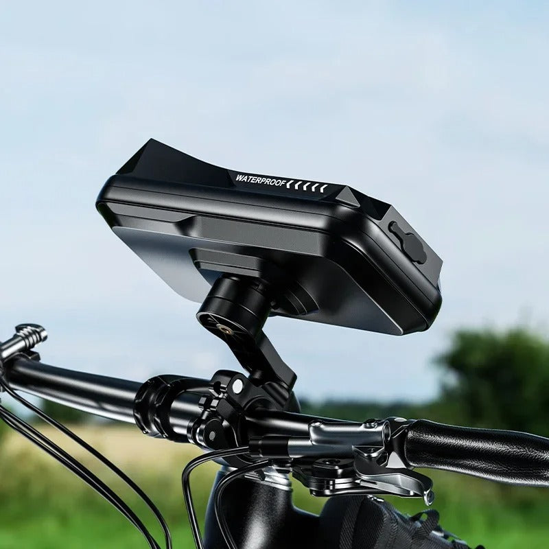 DUTRIEUX Waterproof Motorcycle & Bike Phone Mount – Secure, Stylish, and Fully Protected
