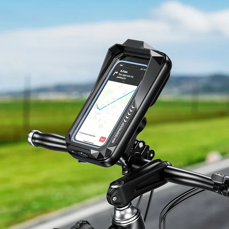 DUTRIEUX Waterproof Motorcycle & Bike Phone Mount – Secure, Stylish, and Fully Protected
